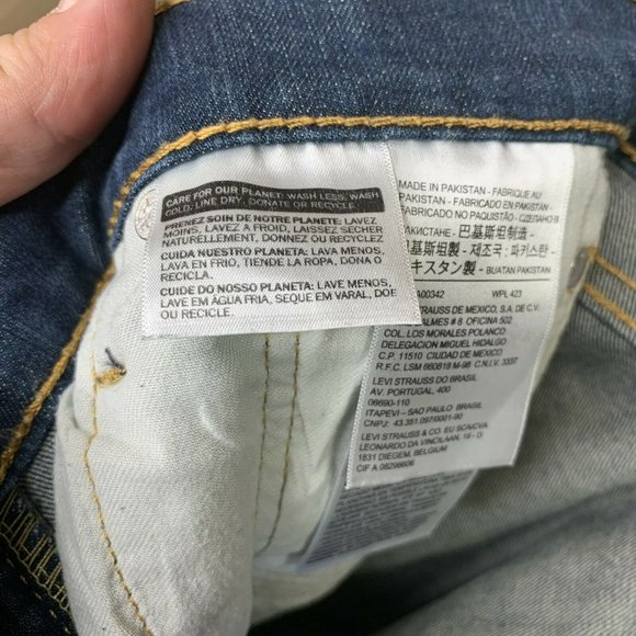 LEVI'S 527 100% COTTON  RED TAB MENS JEANS Measured size 30x32(lighter) - Picture 5 of 8